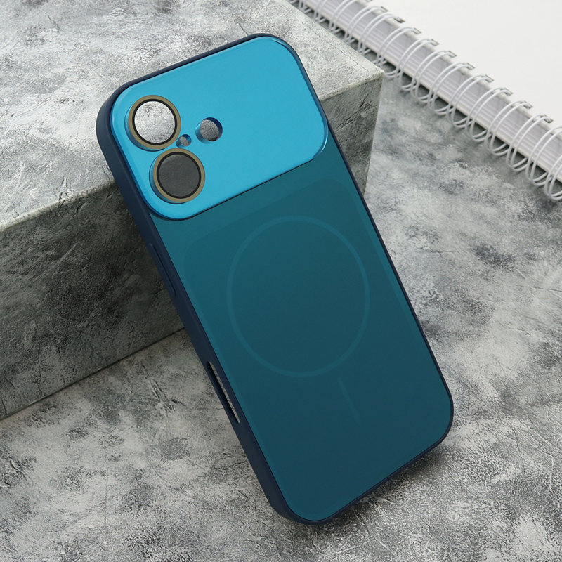 Slika od Futrola COLOR METAL MagSafe II za iPhone 17 (6.3) plava