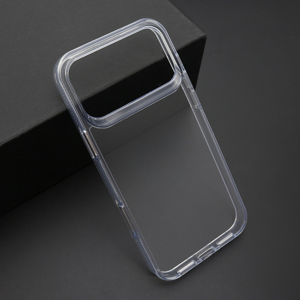 Slika od Futrola COLOR FRAME za iPhone 17 Pro Max (6.9) srebrna (providna)