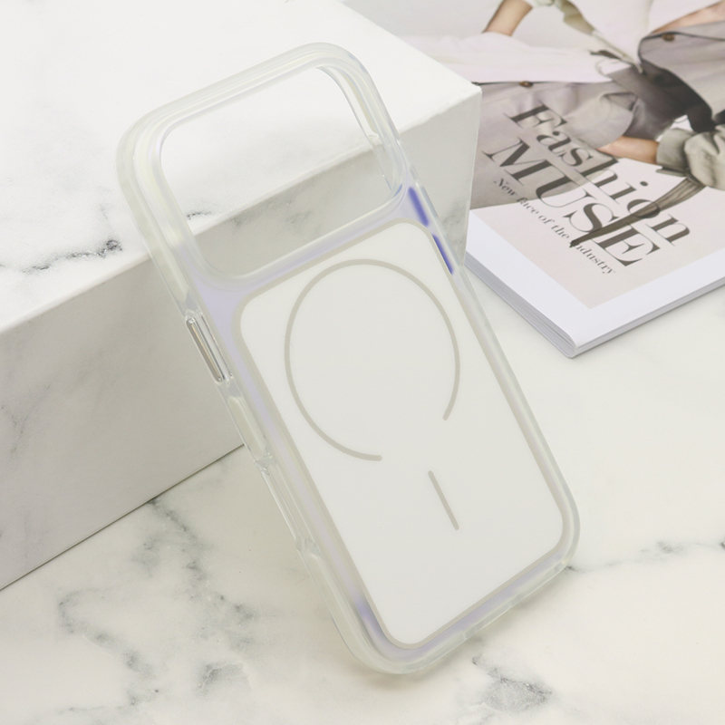 Slika od Futrola AMBER RING MagSafe za iPhone 17 Pro (6.3) bela