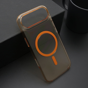 Slika od Futrola AMBER CLEAR MagSafe za iPhone 17AIR (6.6) narandzasta