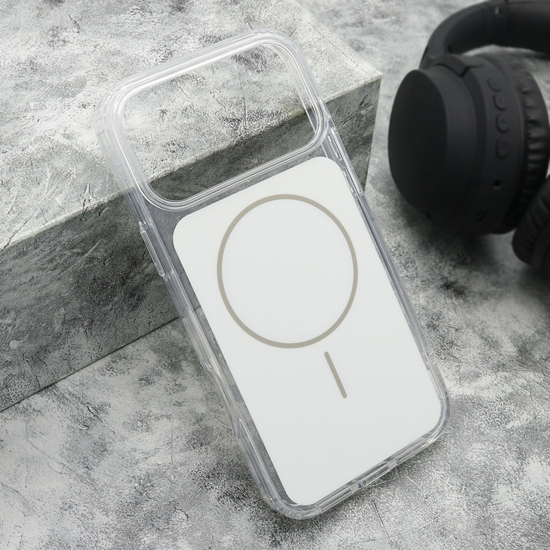 Slika od Futrola AMBER SHINE MagSafe za iPhone 17 Pro Max (6.9) bela