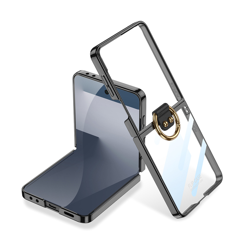 Slika od Futrola RING LINES za Samsung F751B Galaxy Z Flip 7 5G crna (GKK case)