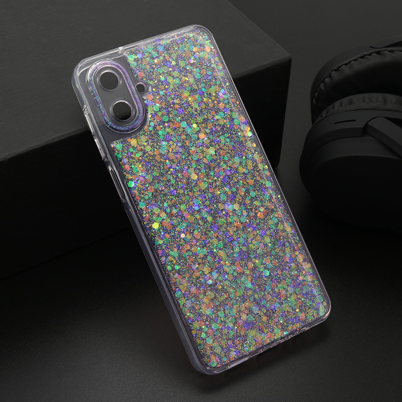 Slika od Futrola CRYSTAL GLOW za Samsung A075F Galaxy A07 ljubicasta