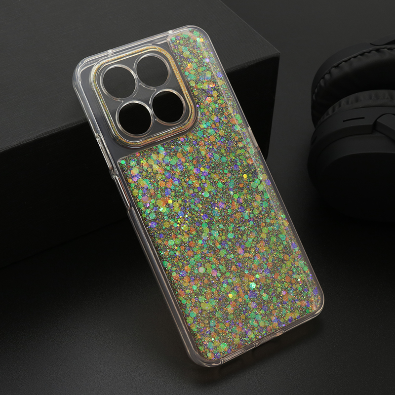 Slika od Futrola CRYSTAL GLOW za Honor X7d narandzasta