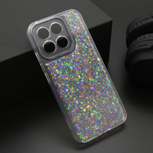 Slika od Futrola CRYSTAL GLOW za Honor X8c srebrna