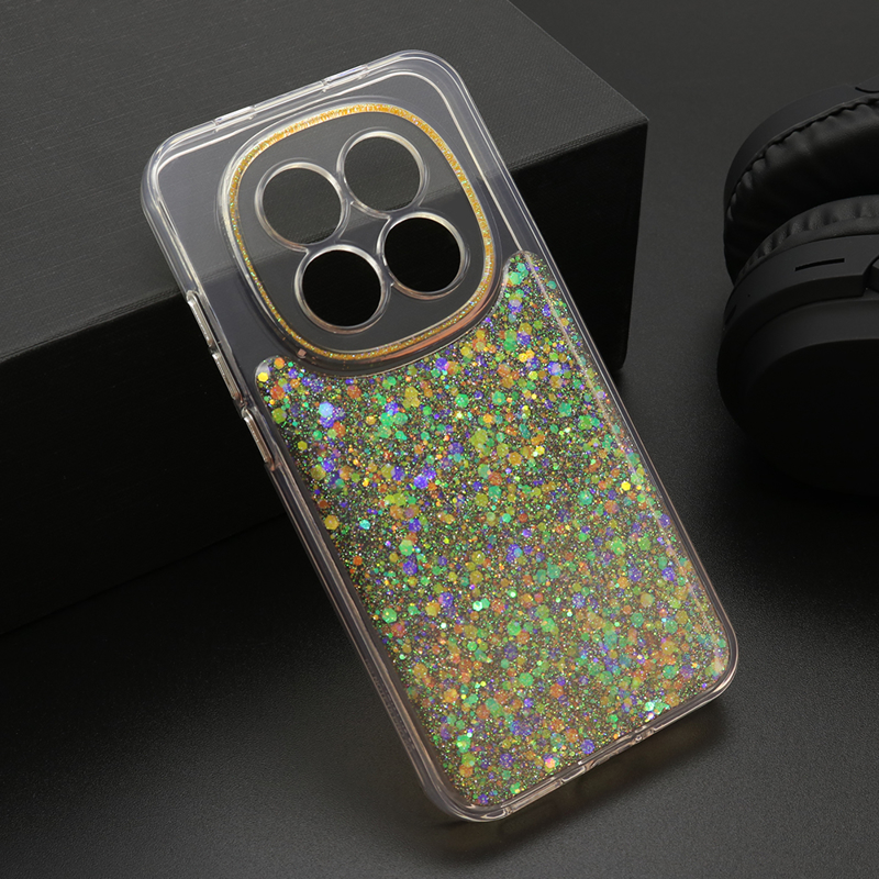 Slika od Futrola CRYSTAL GLOW za Xiaomi Redmi Note 15 Pro 5G narandzasta