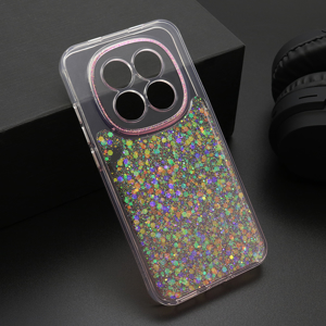 Slika od Futrola CRYSTAL GLOW za Xiaomi Redmi Note 15 Pro 5G roze