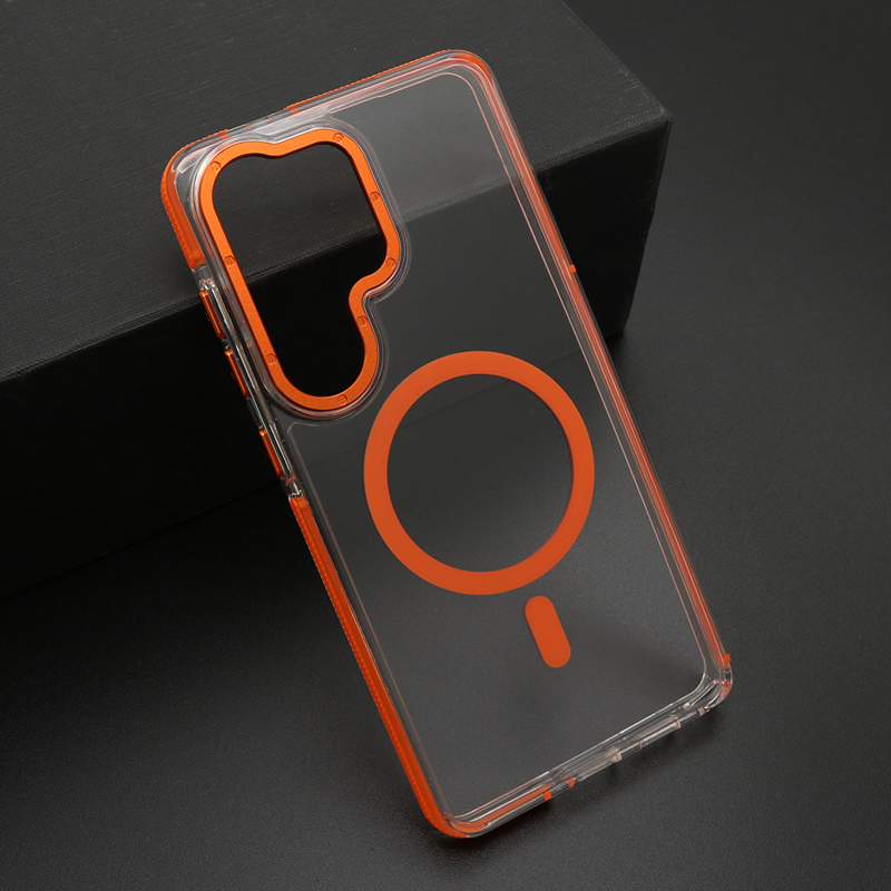 Slika od Futrola TRANSPARENT LOOK MagSafe za Samsung S948B Galaxy S26 Ultra 5G narandzasta