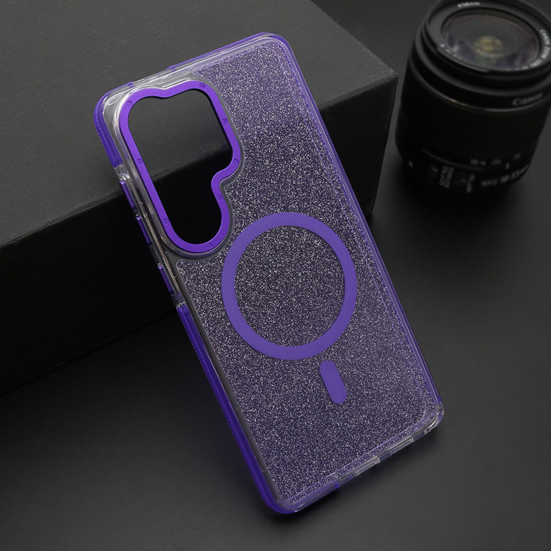 Slika od Futrola SPARKLING LOOK MagSafe za Samsung S948B Galaxy S26 Ultra 5G ljubicasta