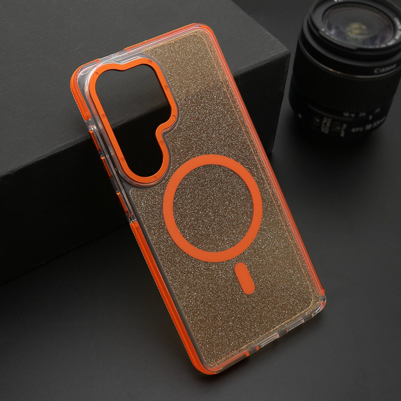 Slika od Futrola SPARKLING LOOK MagSafe za Samsung S948B Galaxy S26 Ultra 5G narandzasta