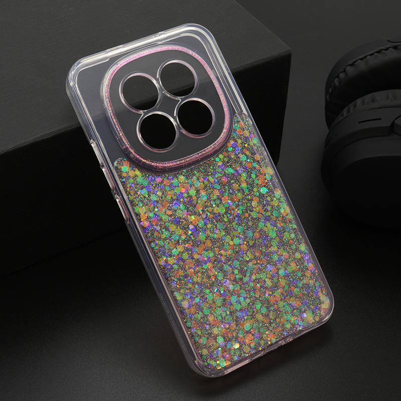 Slika od Futrola CRYSTAL GLOW za Xiaomi Redmi Note 15 5G roze