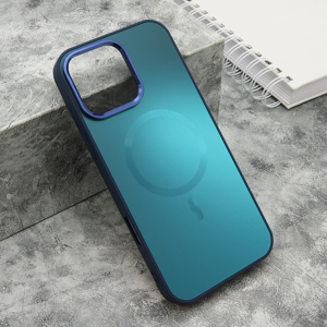 Slika od Futrola COLOR METAL MagSafe za iPhone 16 Pro Max (6.9) plava (big camera)