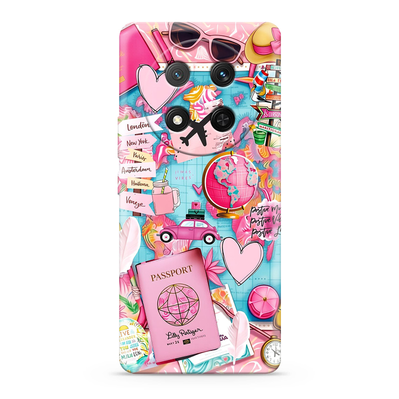 Slika od Futrola ULTRA TANKI PRINT CLEAR za Honor X9C/Magic 7 lite SP029