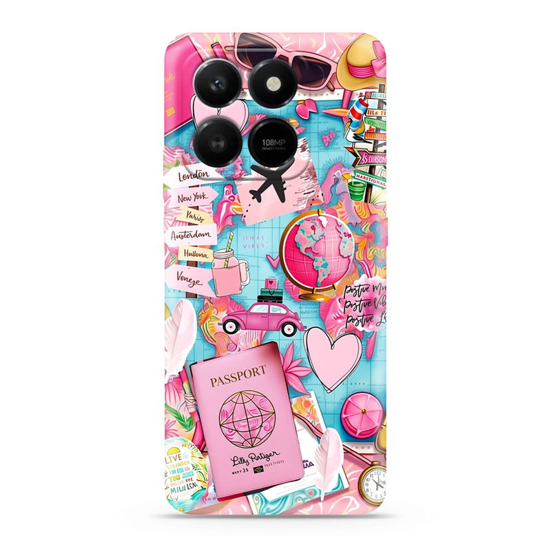 Slika od Futrola ULTRA TANKI PRINT CLEAR za Honor X7d SP029