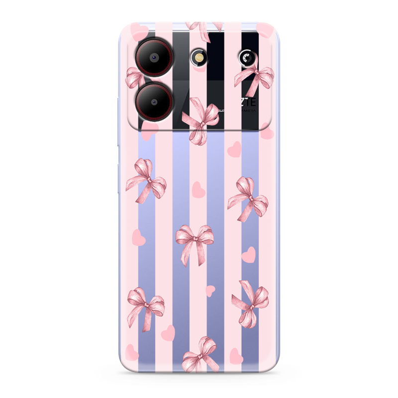 Slika od Futrola ULTRA TANKI PRINT CLEAR za ZTE Blade A54 SP006