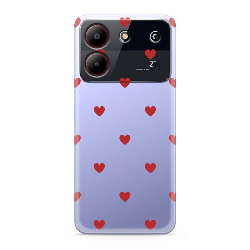Slika od Futrola ULTRA TANKI PRINT CLEAR za ZTE Blade A54 SP013