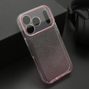 Slika od Futrola OMBRE GLITTER za iPhone 17 Pro (6.3) roze