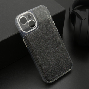 Slika od Futrola OMBRE GLITTER za iPhone 15 (6.1) crna