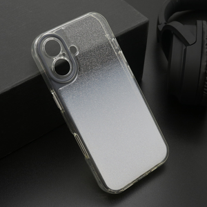 Slika od Futrola OMBRE GLITTER za iPhone 17 (6.3) bela
