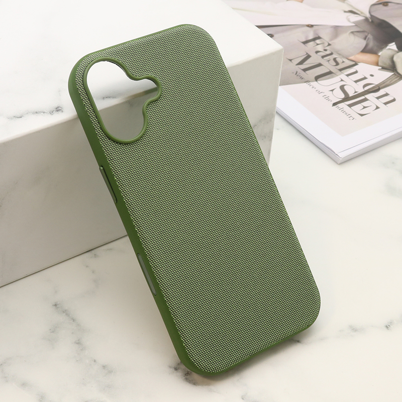 Slika od Futrola WOVEN MagSafe za iPhone 16 (6.1) zelena