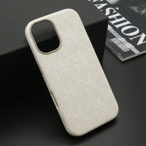 Slika od Futrola WOVEN TOUCH MagSafe za iPhone 17 (6.3) bela