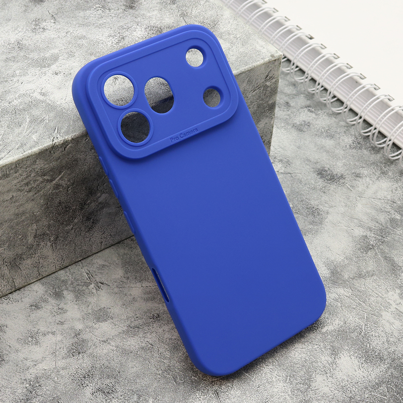 Slika od Futrola Silikon Pro Camera za Honor 600 Pro tamno plava
