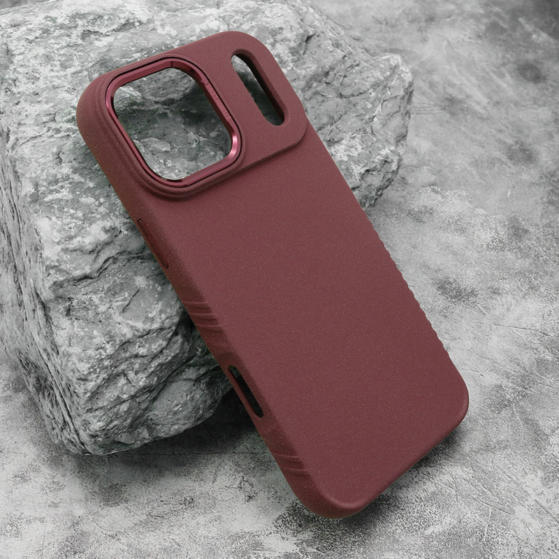 Slika od Futrola COLOR SKIN MagSafe za iPhone 17 Pro Max (6.9)/iPhone 18 Pro Max (6.9) dark cherry