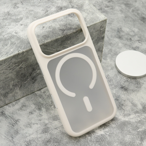 Slika od Futrola SHADOW MagSafe za iPhone 17 Pro (6.3)/iPhone 18 Pro (6.3) bela (big camera)