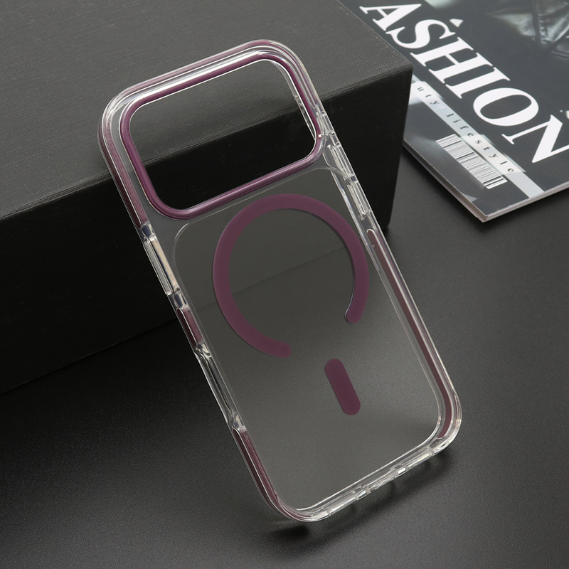 Slika od Futrola COLOR CLEAR MagSafe za iPhone 17 Pro (6.3)/iPhone 18 Pro (6.3) ljubicasta