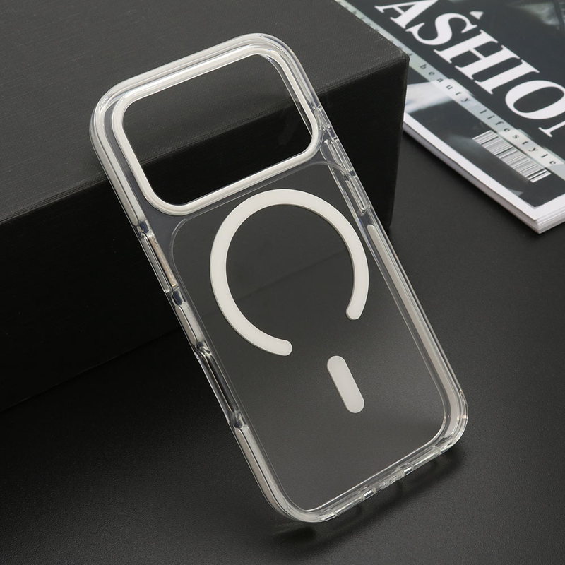 Slika od Futrola COLOR CLEAR MagSafe za iPhone 17 Pro (6.3)/iPhone 18 Pro (6.3) bela