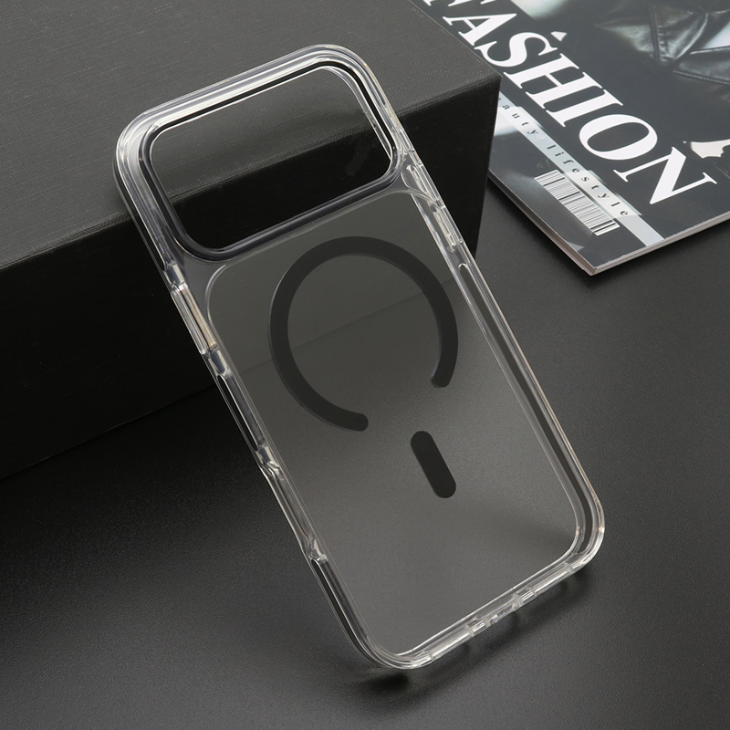 Slika od Futrola COLOR CLEAR MagSafe za iPhone 17 Pro Max (6.9)/iPhone 18 Pro Max (6.9) crna
