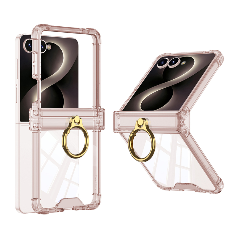Slika od Futrola RING LINES II za Samsung F776B Galaxy Z Flip 8 5G roze (GKK case)