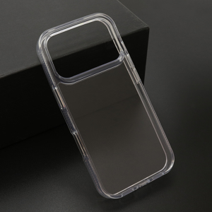 Slika od Futrola COLOR FRAME za iPhone 17 Pro (6.3)/iPhone 18 Pro (6.3) srebrna (providna)