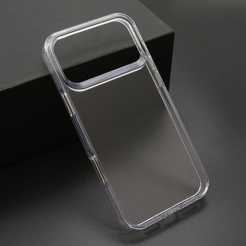 Slika od Futrola COLOR FRAME za iPhone 17 Pro Max (6.9)/iPhone 18 Pro Max (6.9) srebrna (providna)