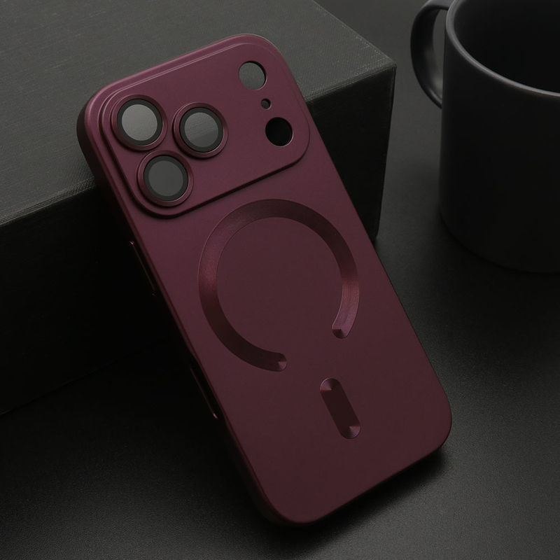 Slika od Futrola ELEGANT MAGSAFE za iPhone 17 Pro (6.3) cherry red