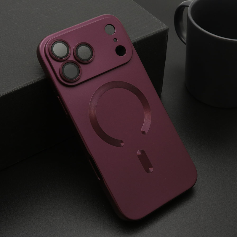 Slika od Futrola ELEGANT MAGSAFE za iPhone 17 Pro Max (6.9) cherry red