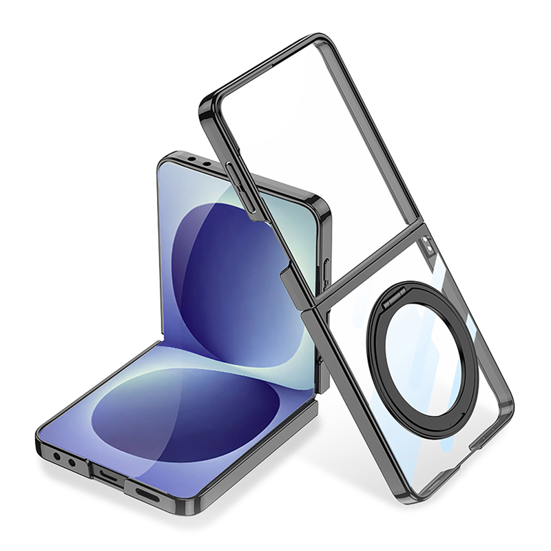 Slika od Futrola Z-RING za Samsung F776B Galaxy Z Flip 8 5G  crna (GKK case)