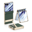 Slika od Futrola Luxury Leather Case with Kickstand za Samsung F776B Galaxy Z Flip 8 5G zelena (GKK case)