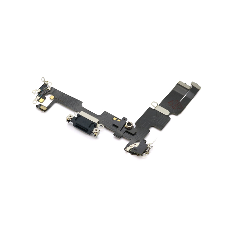 Slika od Flet kabal za Iphone 14 Plus (6.7) + konektor punjenja black
