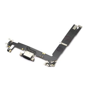 Slika od Flet kabal za Iphone 16 Plus (6.7) + konektor punjenja black