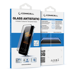 Slika od Folija za zastitu ekrana GLASS ANTISTATIC za iPhone 16 Pro (6.3) crna