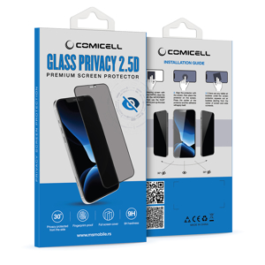 Slika od Folija za zastitu ekrana GLASS PRIVACY 2.5D full glue za iPhone AIR (6.6) crna