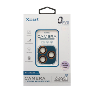Slika od Folija za zastitu kamere X-MART PVD camera film za iPhone 17 Pro (6.3)/iPhone 17 Pro Max (6.9) narandzasta