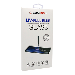 Slika od Folija za zastitu ekrana GLASS 3D MINI UV-FULL GLUE za Samsung N975F Galaxy Note 10 Plus zakrivljena providna (bez UV lampe)
