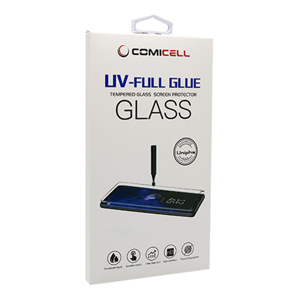 Slika od Folija za zastitu ekrana GLASS 3D MINI UV-FULL GLUE za Huawei Mate 30 Pro zakrivljena providna (sa UV lampom)