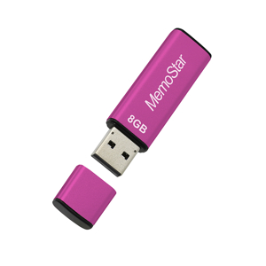 Slika od USB Flash memorija MemoStar 8GB CUBOID pink