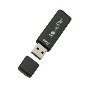 Slika od USB Flash memorija MemoStar 16GB CUBOID gun metal 2.0