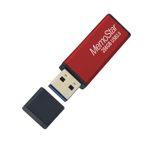 Slika od USB Flash memorija MemoStar 256GB SLIM 3.0 crvena