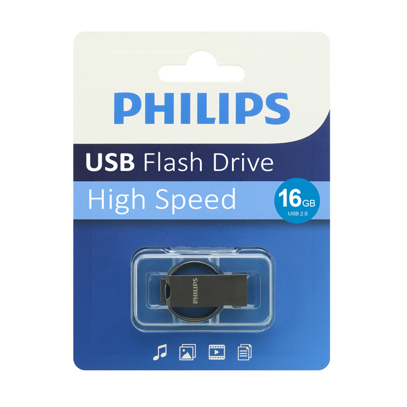 Slika od USB flash memorija Philips 21UA 2.0 single port 16GB crna