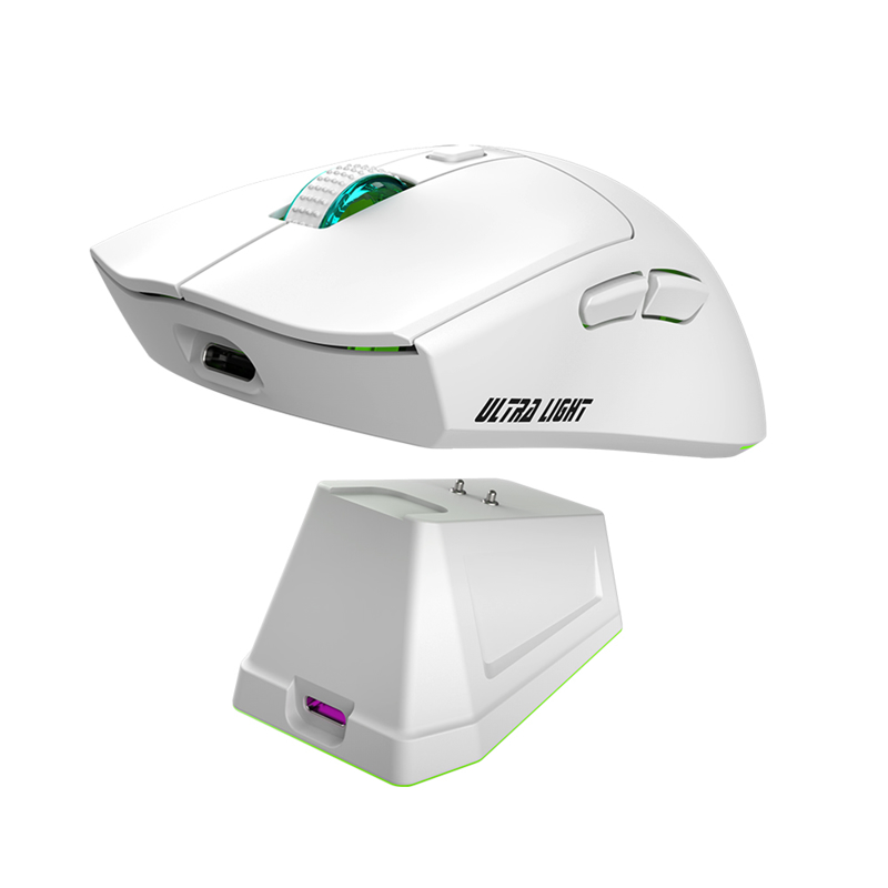 Slika od Mis bezicki GAMING Wireless Rechargeable WD139 beli JEDEL